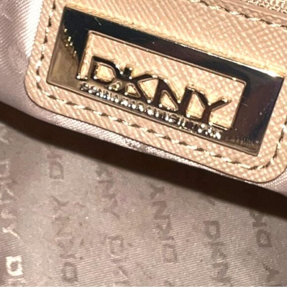 Dkny Brown and taupe satchel with classic style!! - Picture 11 of 11